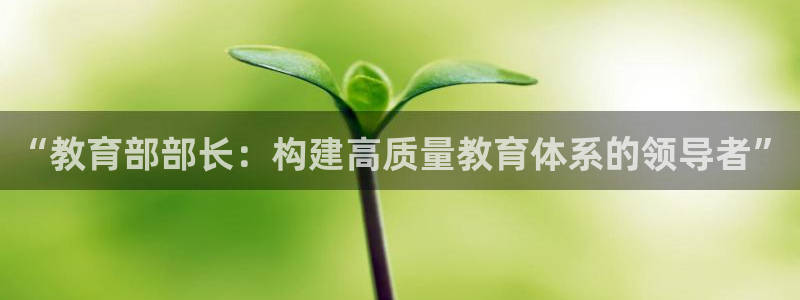 新航娱乐传媒怎么样知乎：“教育部部长：构建高质量教育体系的领