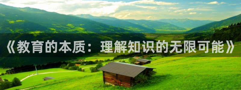 新航娱乐街7O935：《教育的本质：理解知识的无限可能》