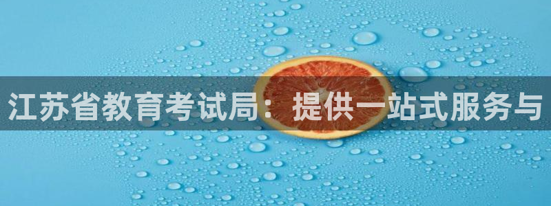 新航娱乐是干嘛的：江苏省教育考试局：提供一站式服务与