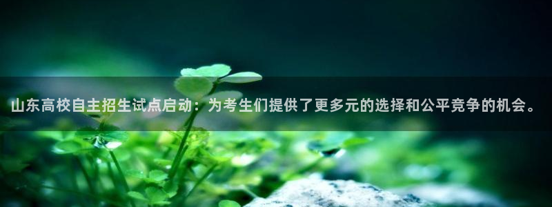 新航娱乐app下载安装：山东高校自主招生试点启动：为考生们提