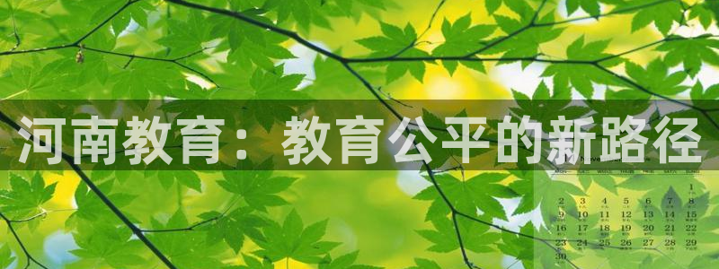 新航娱乐棋牌：河南教育：教育公平的新路径