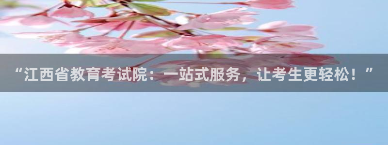 萧山娱乐新航母阿里巴巴：“江西省教育考试院：一站式服务，让考